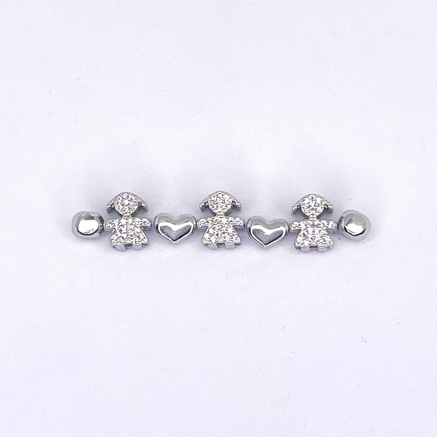 Bracciale Love Bebè Grigio