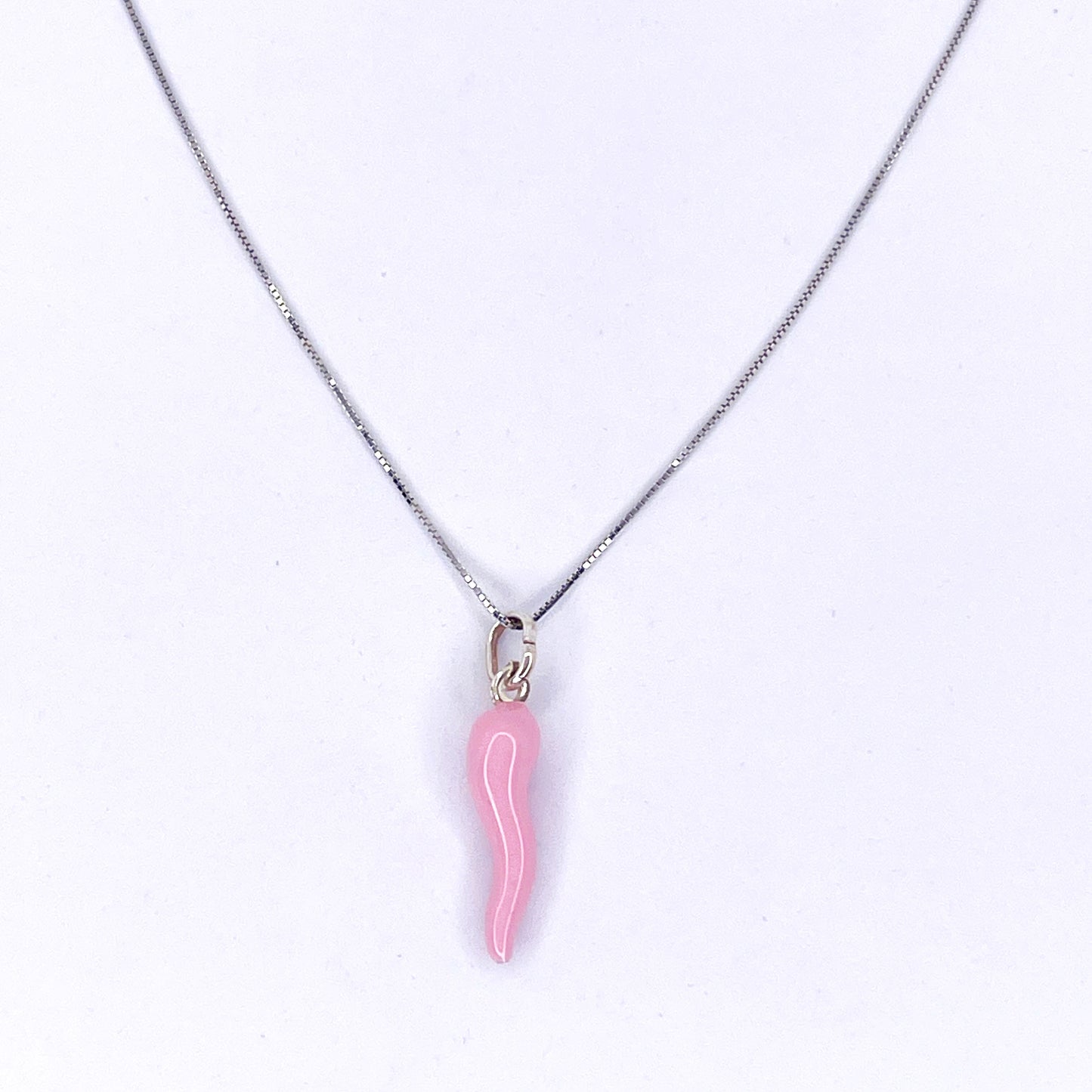 Collana con Corno smaltato