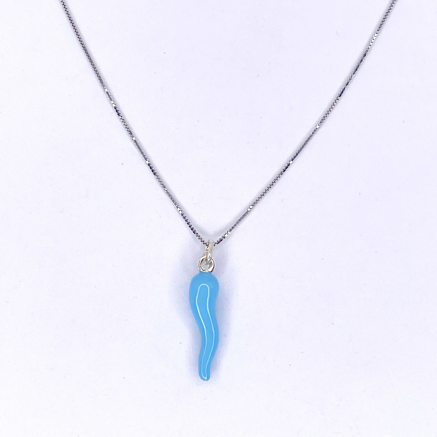Collana con Corno smaltato