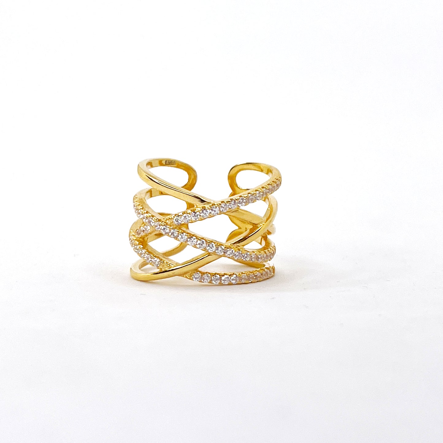 Anello Fascia Intrecciata