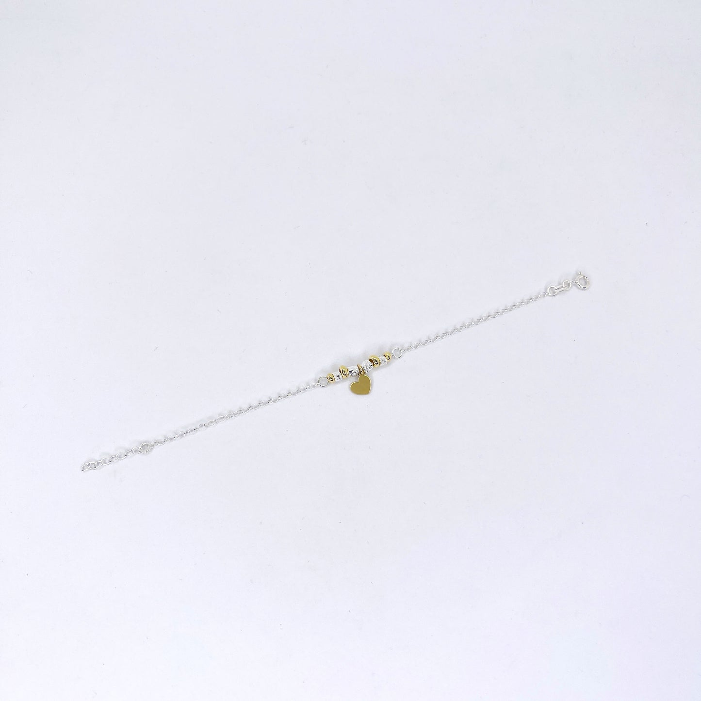 Bracciale Pepite e Cuoricino