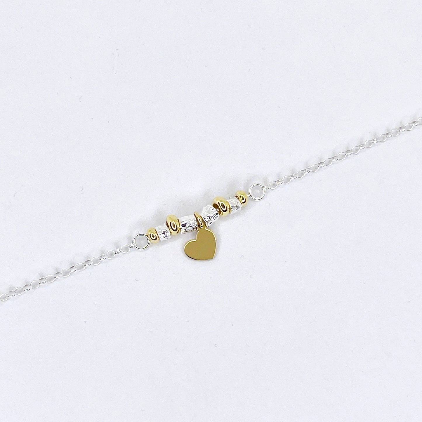 Bracciale Pepite e Cuoricino