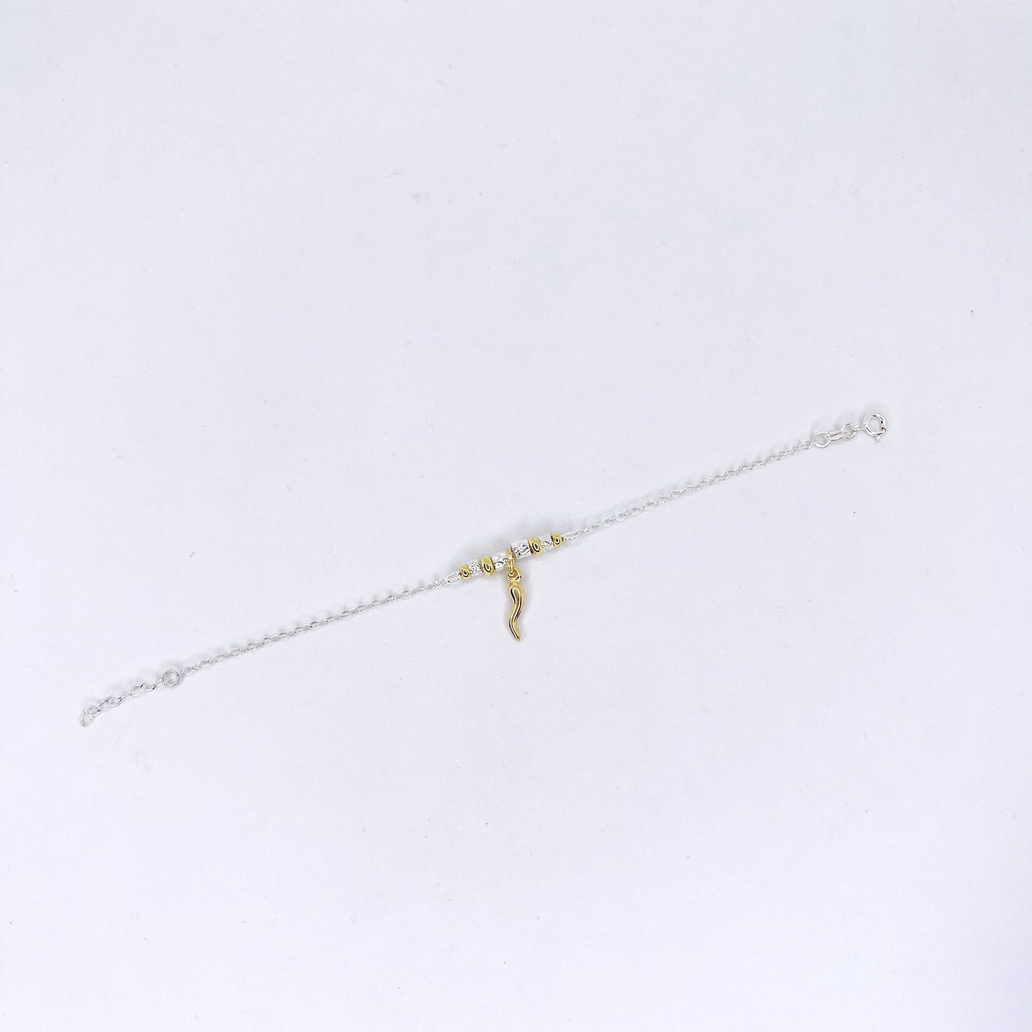 Bracciale Pepite e Cornicello