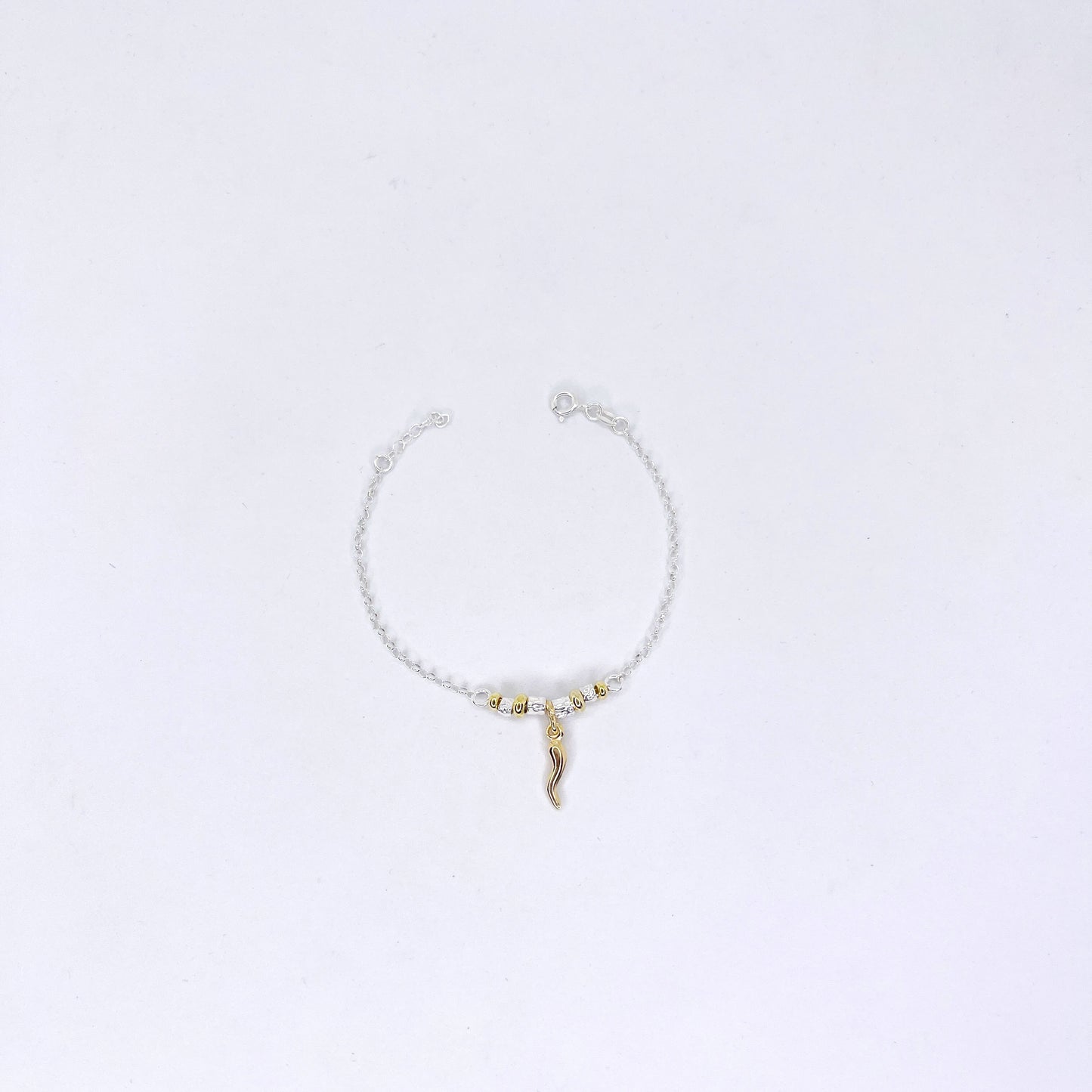 Bracciale Pepite e Cornicello