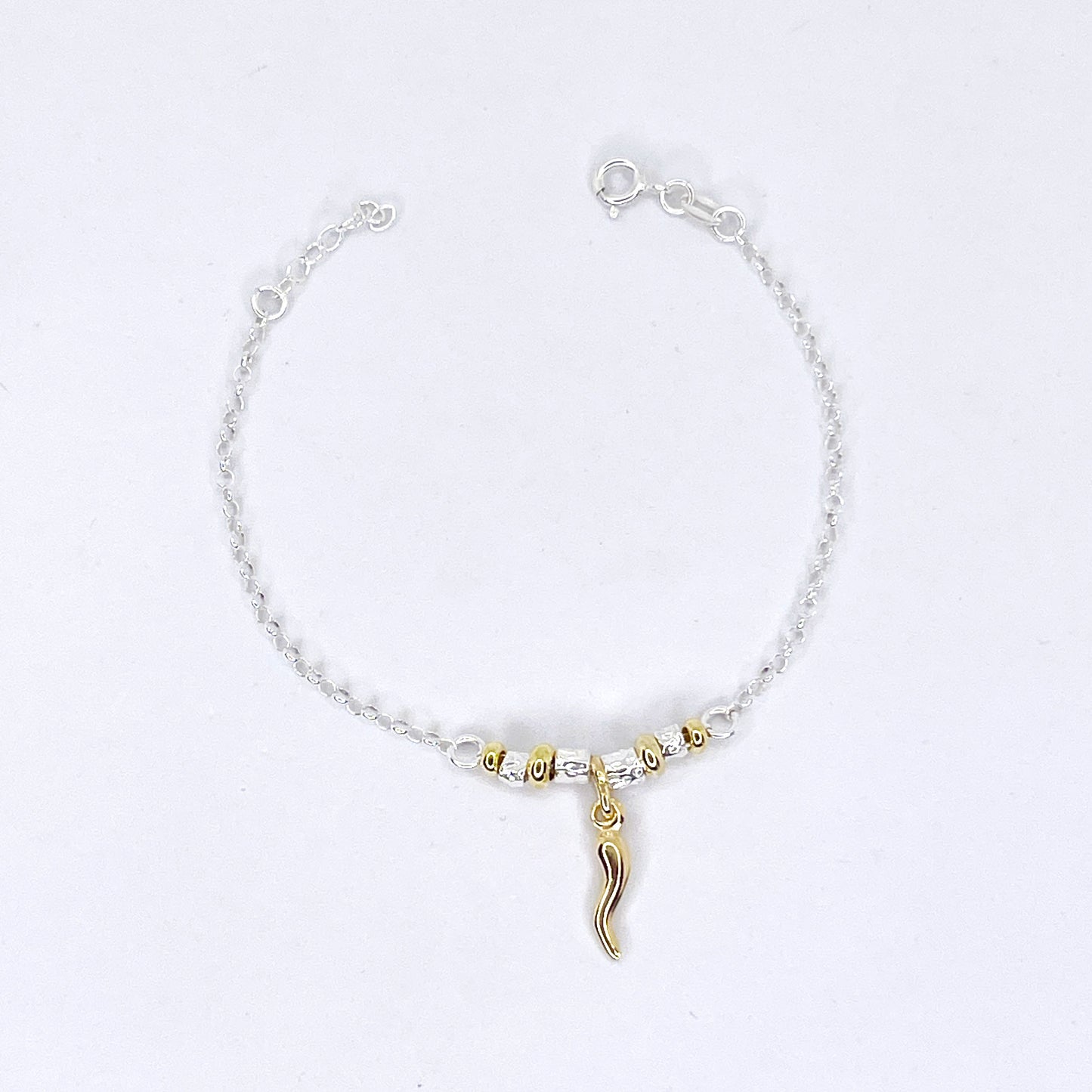 Bracciale Pepite e Cornicello