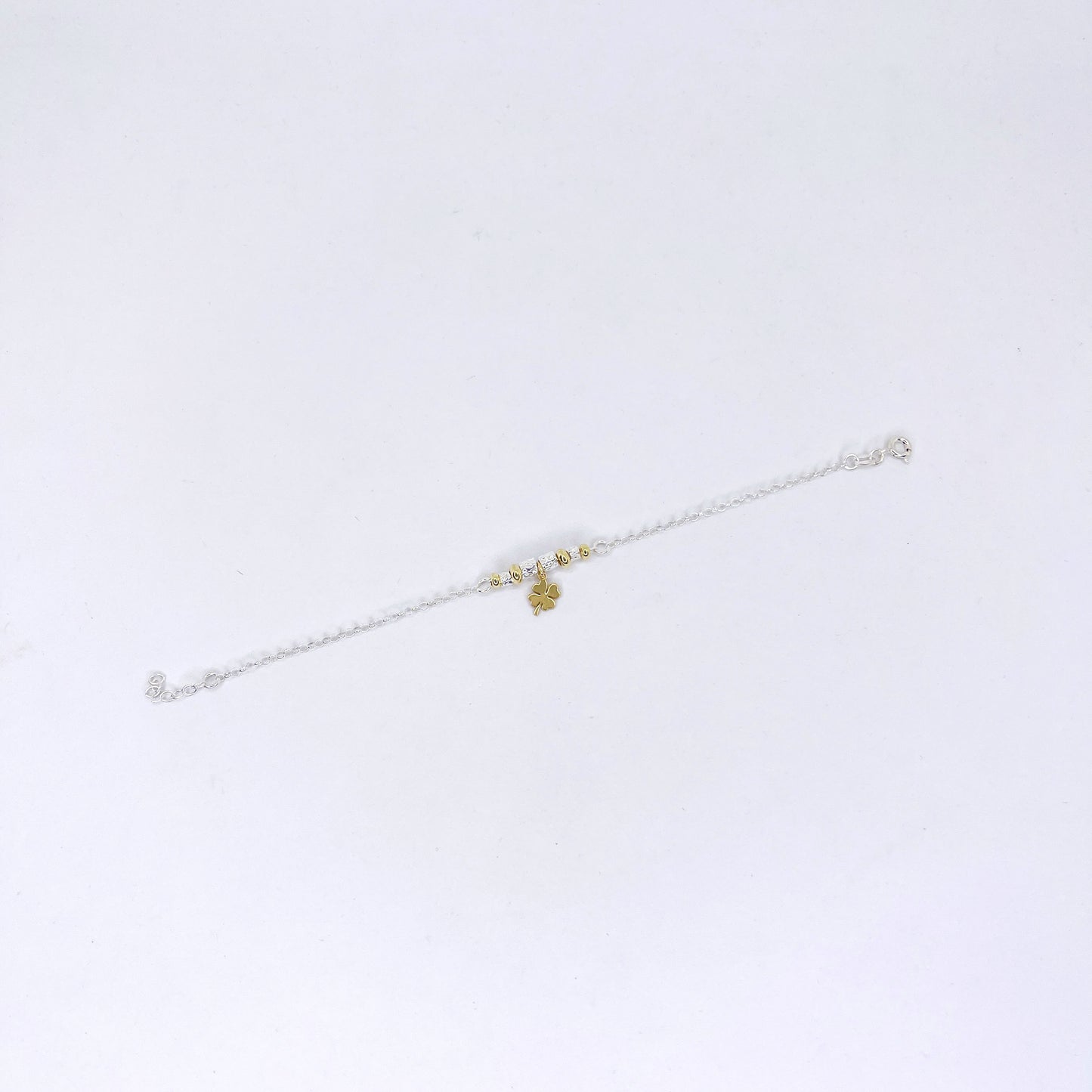 Bracciale Pepite e Quadrifoglio