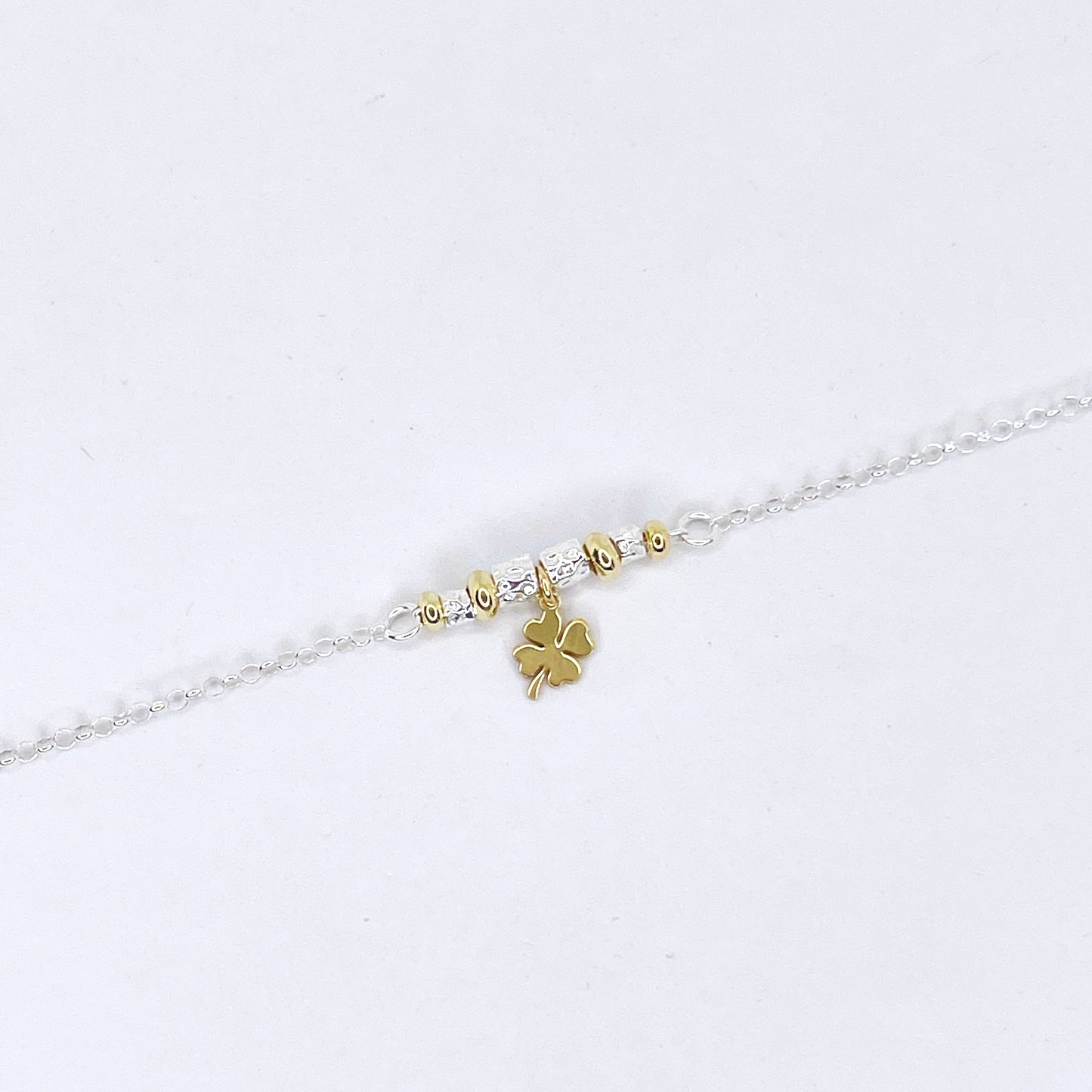 Bracciale Pepite e Quadrifoglio