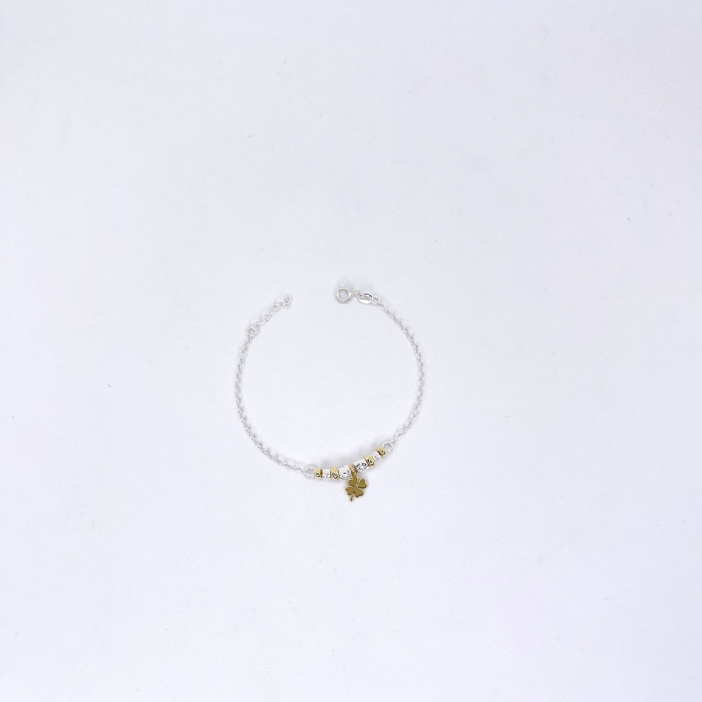 Bracciale Pepite e Quadrifoglio