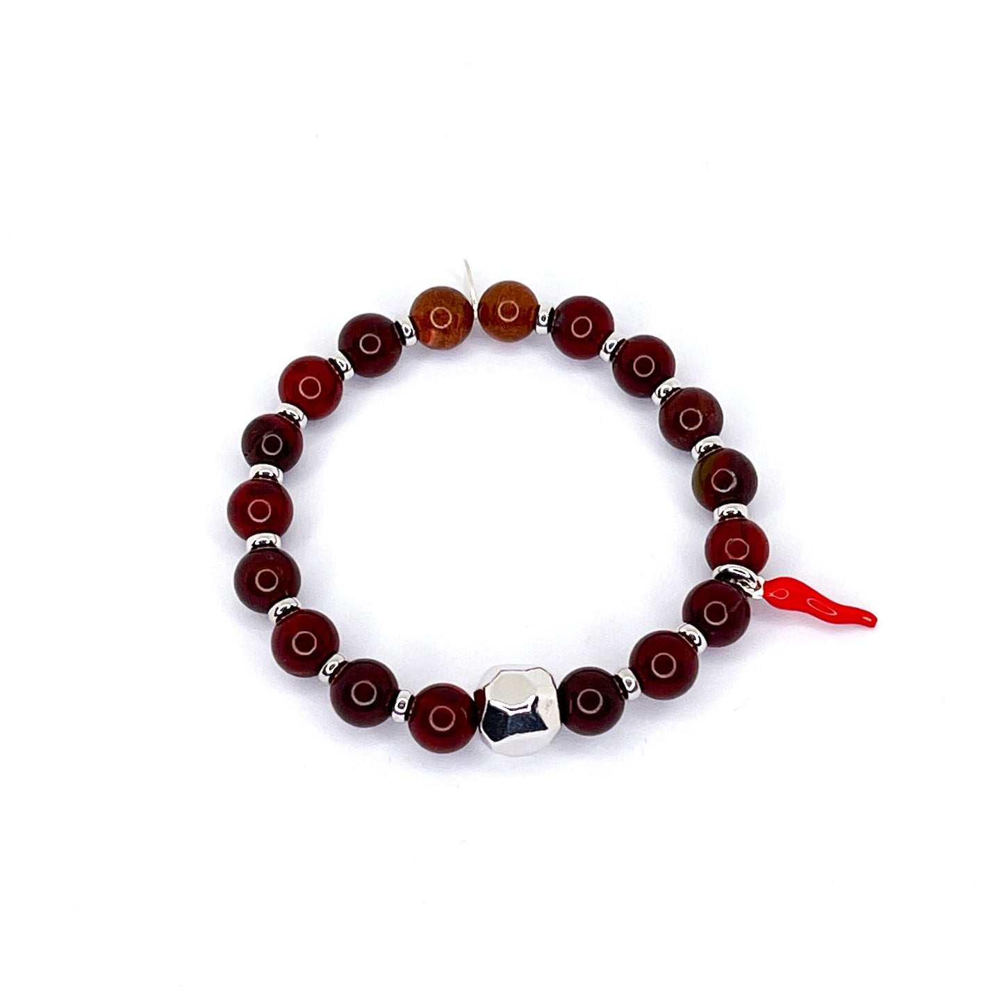 Bracciale Stones Rosso Diaspro