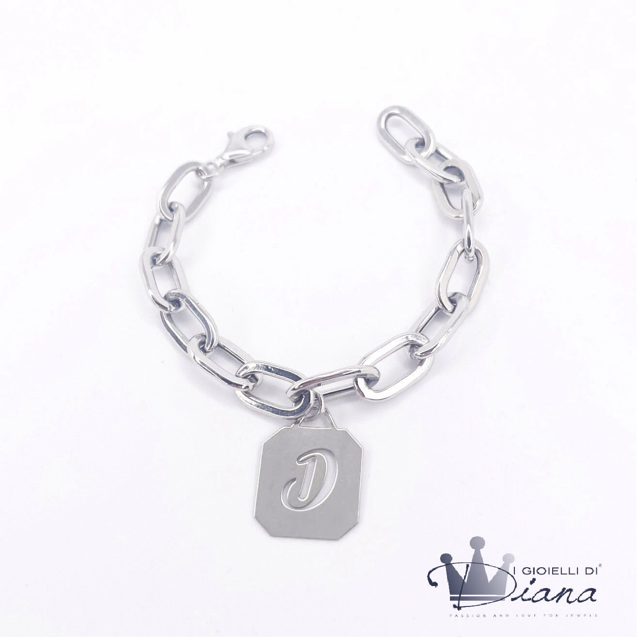 Bracciale con Lettera traforata