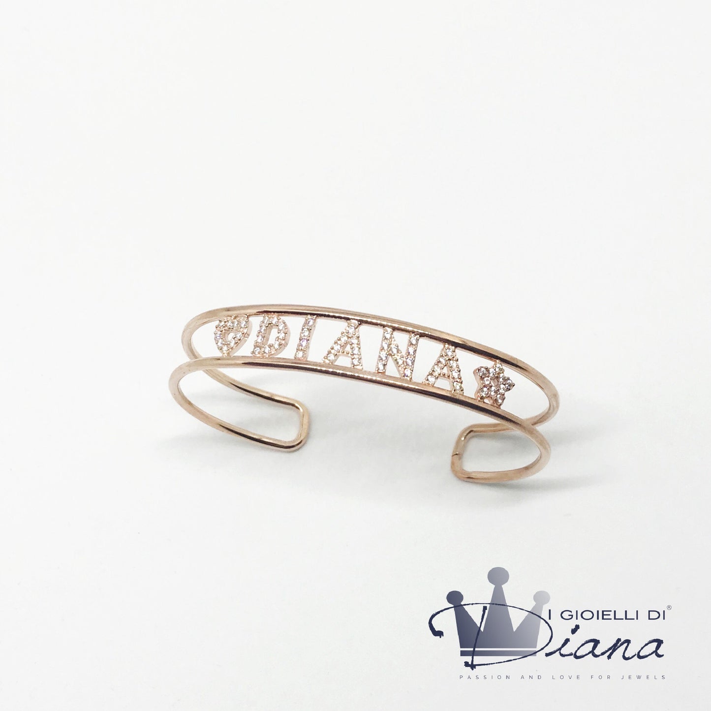 Bracciali personalizzabili zirconati