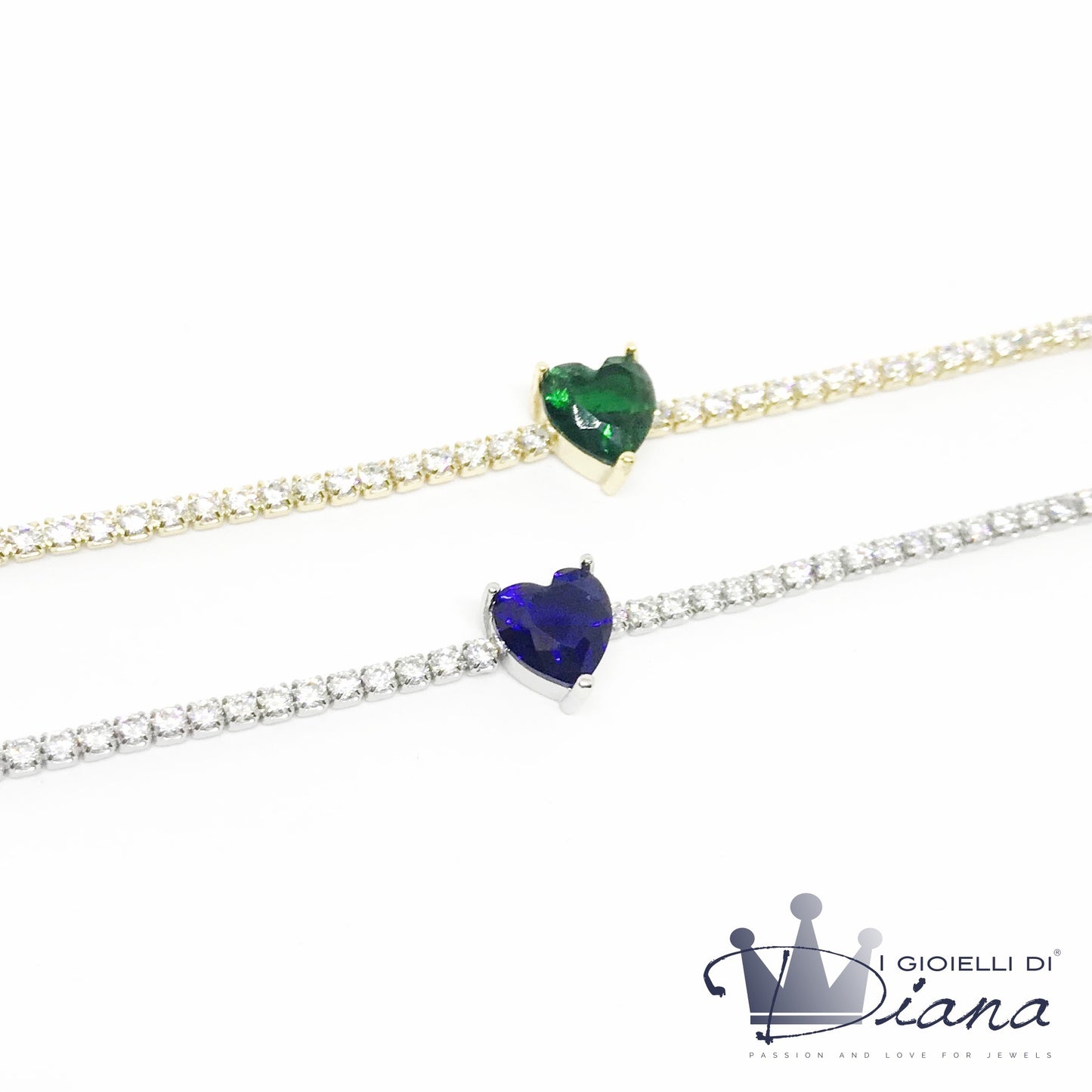 Bracciale Tennis con Cuore Svarosky