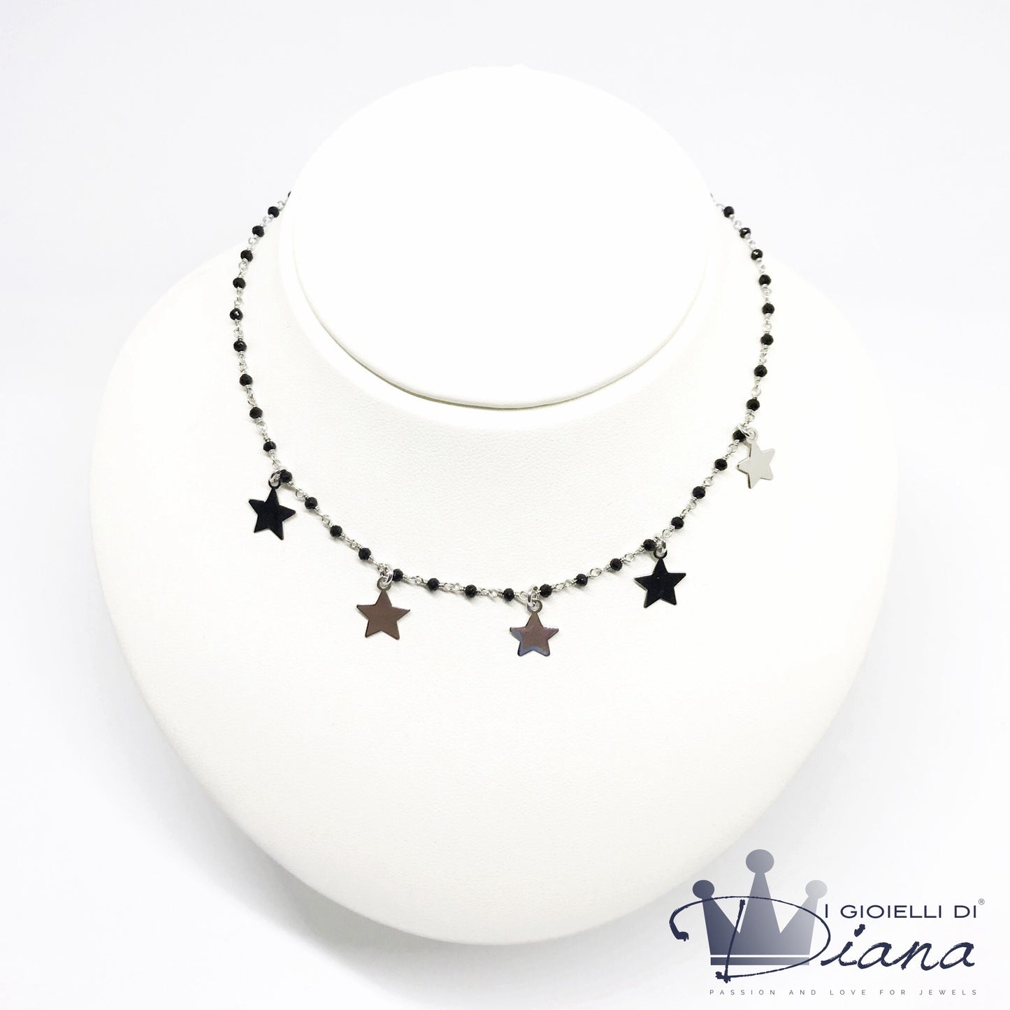 Collana stelle e pietre