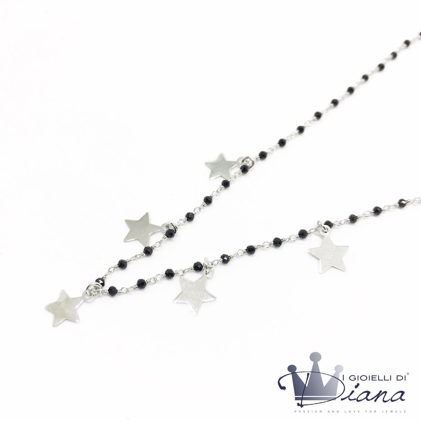 Collana stelle e pietre