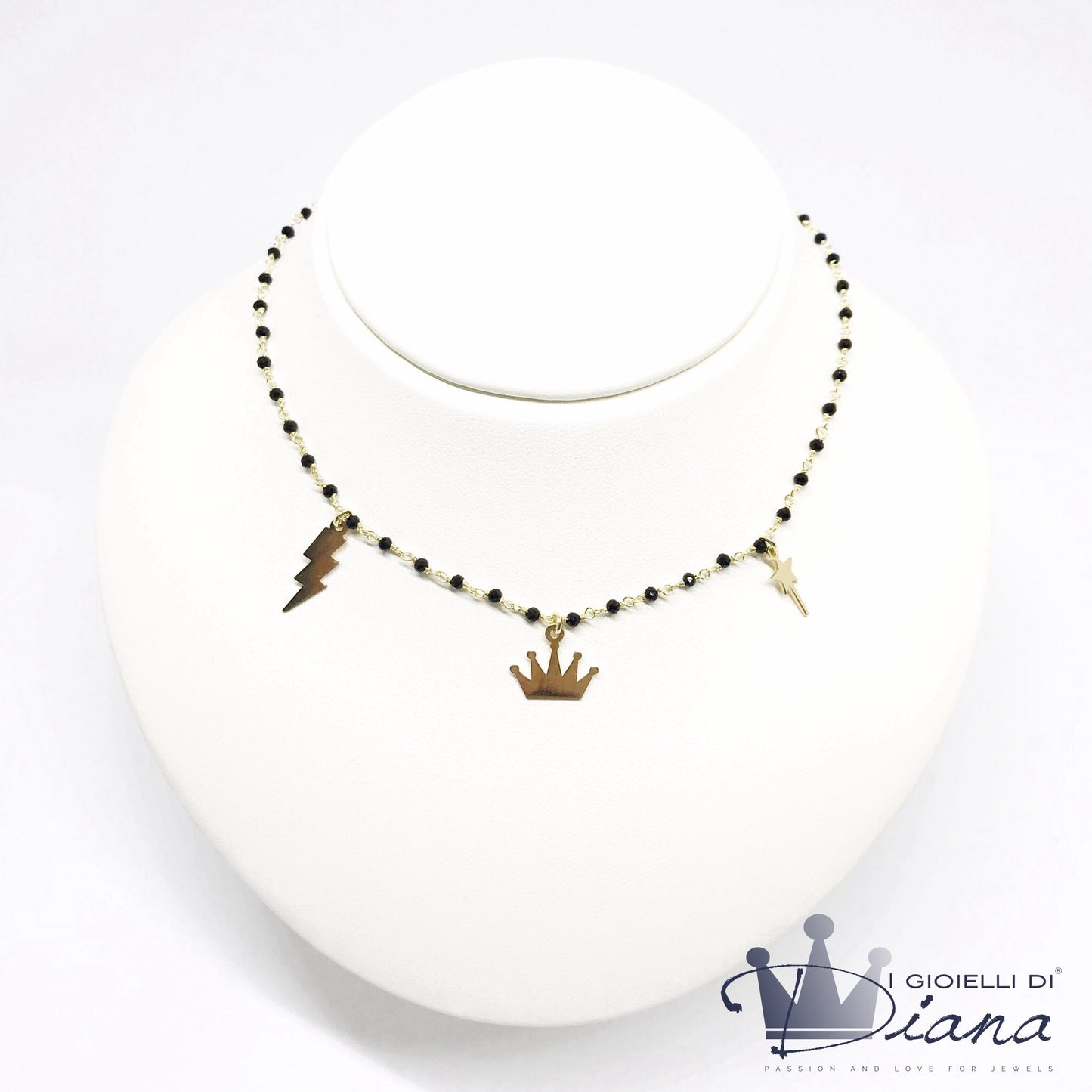 Collana pendenti e pietre