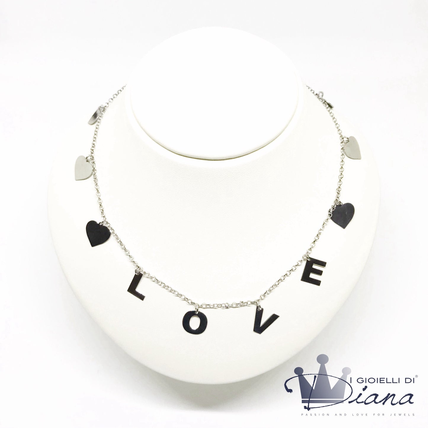 Collana Love con Cuori