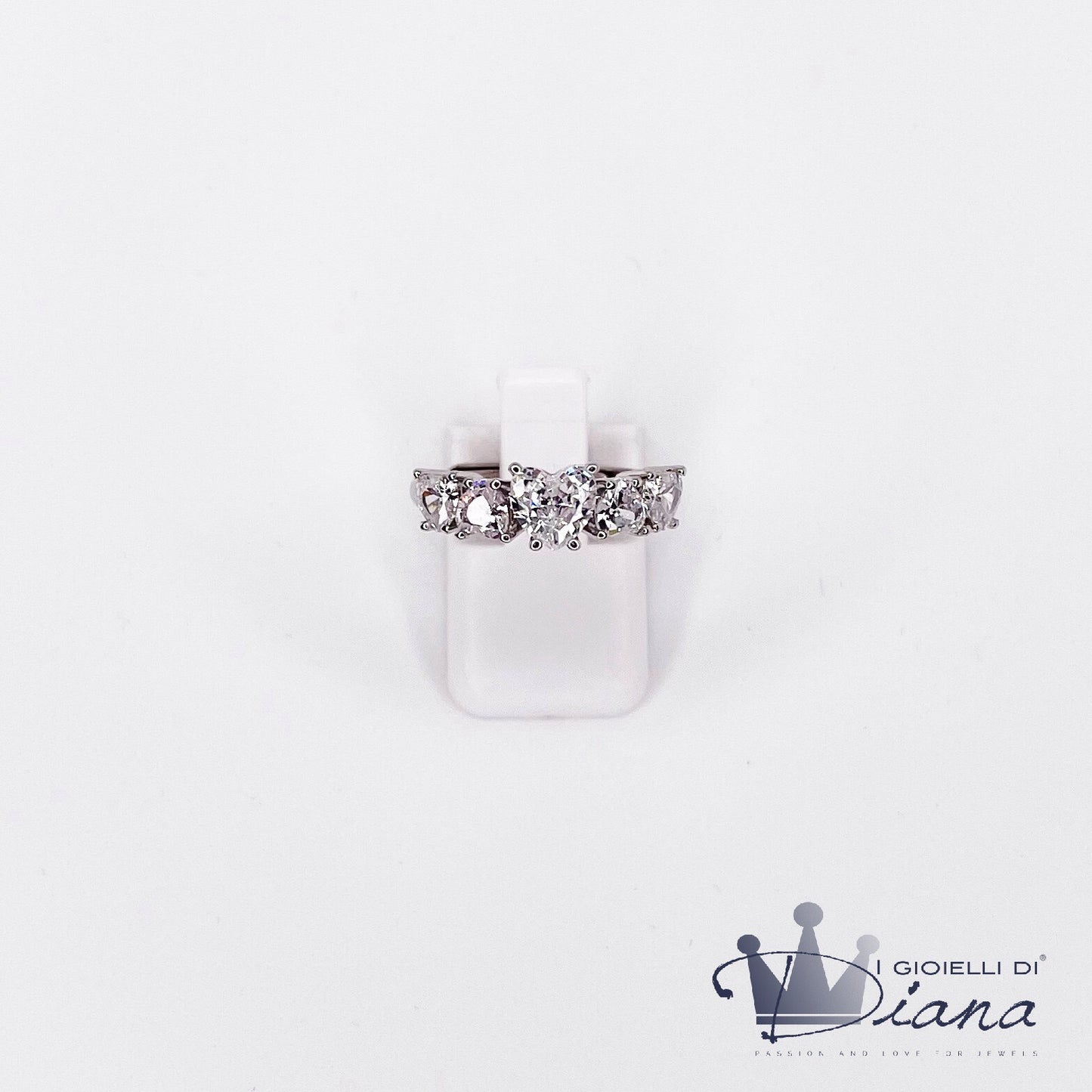 Anello con Cuori Colorati