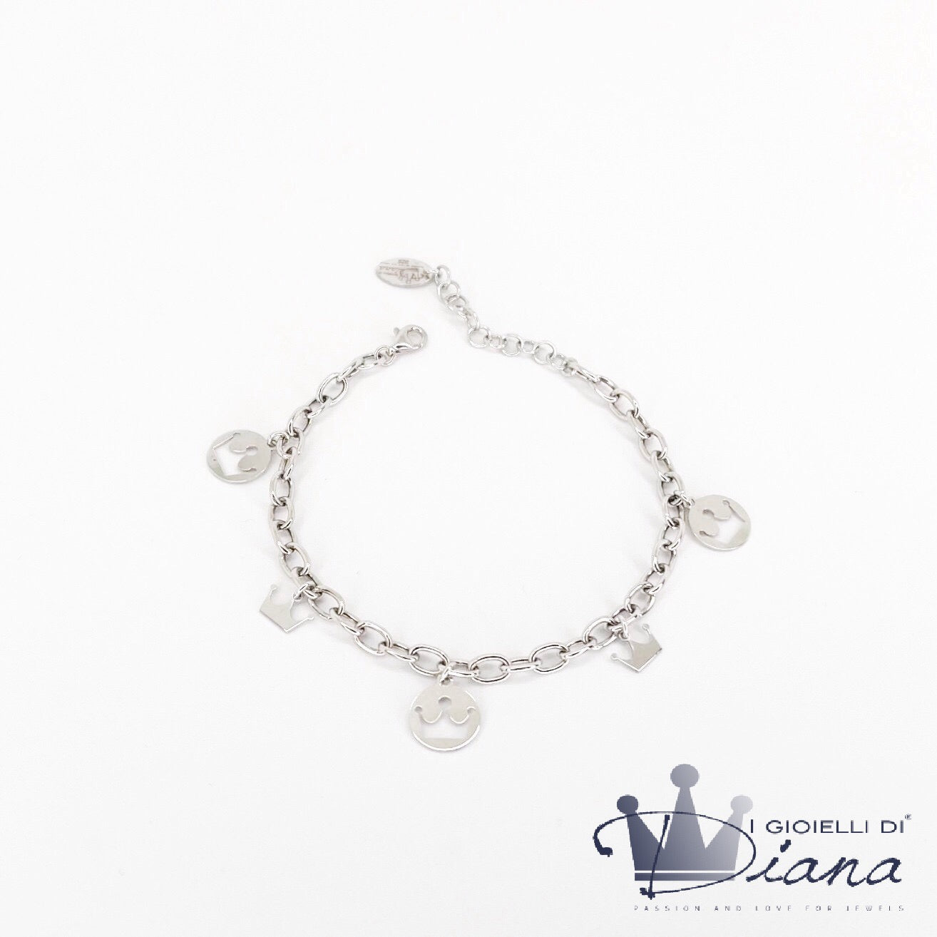 Bracciale con corona