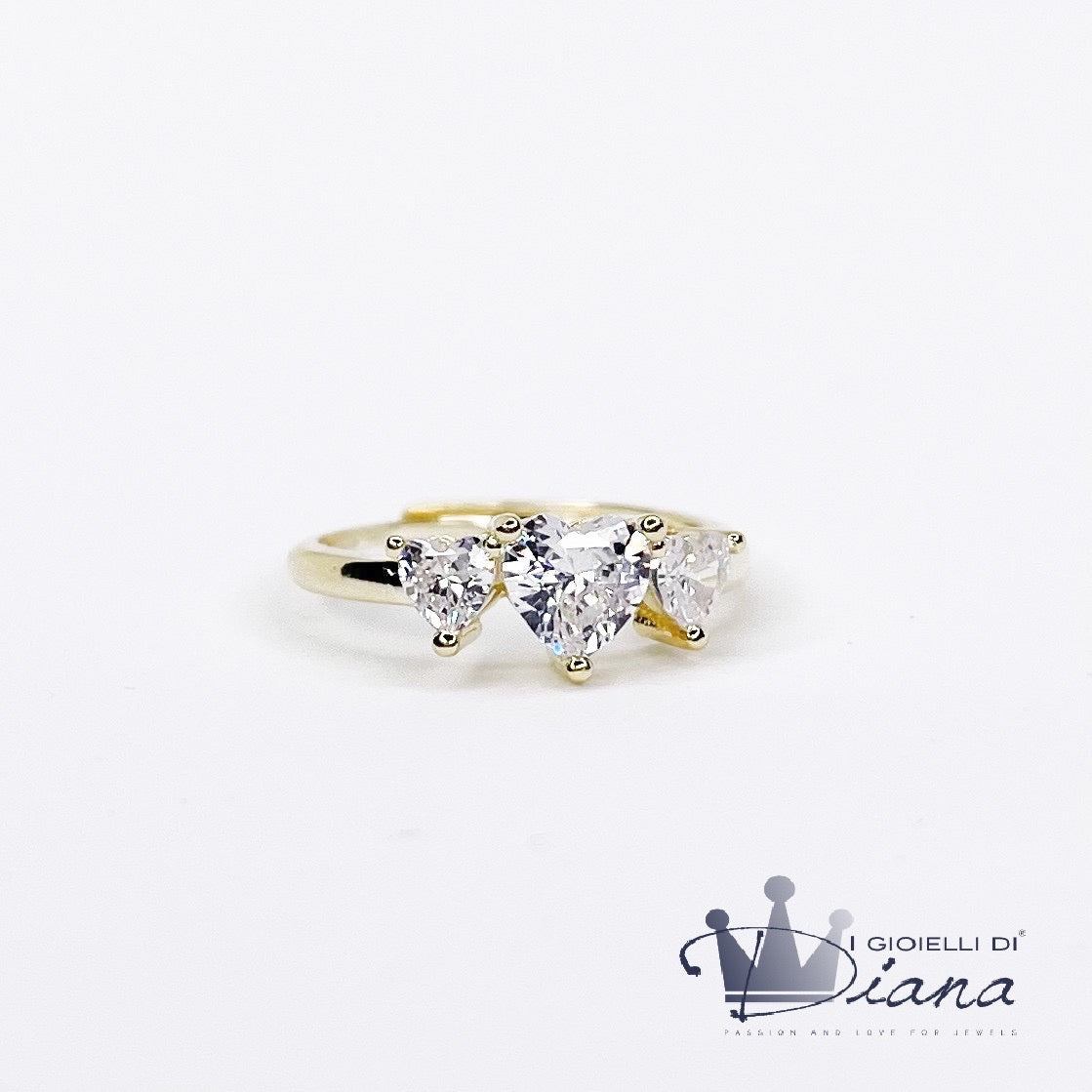 Anello Three Hearts