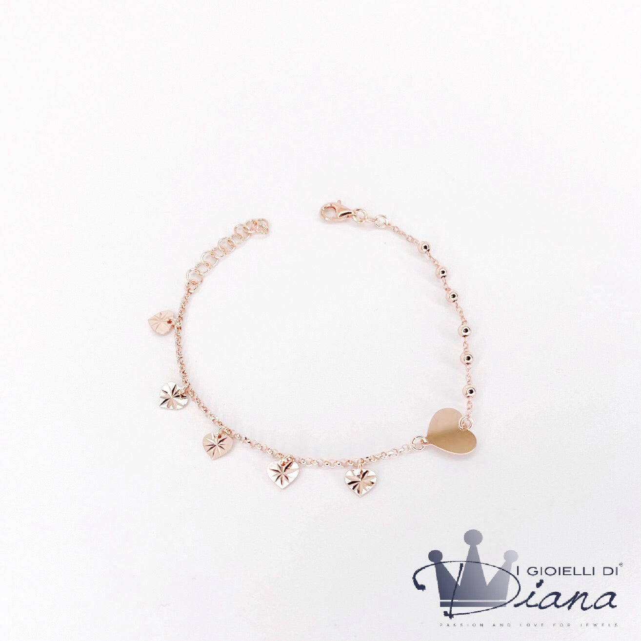 Bracciale con Cuori