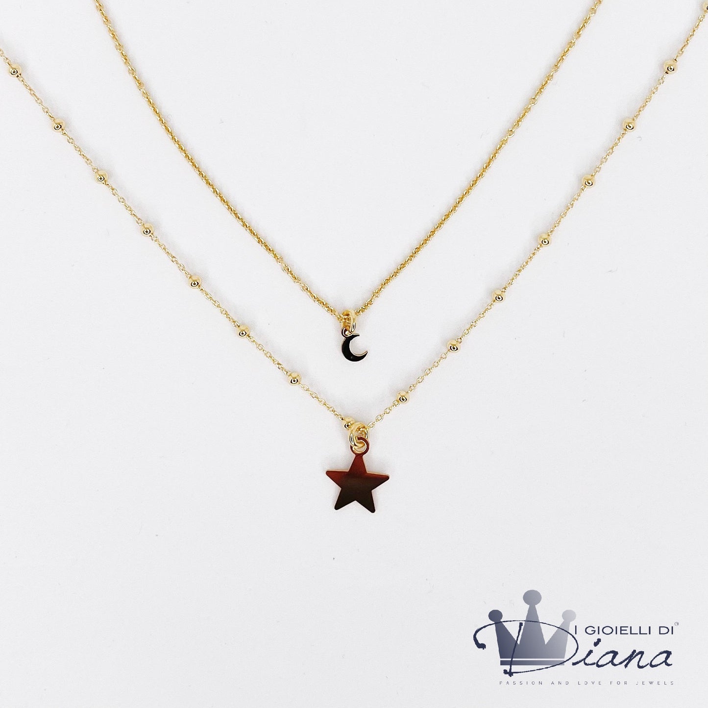 Collana due fili con Stella