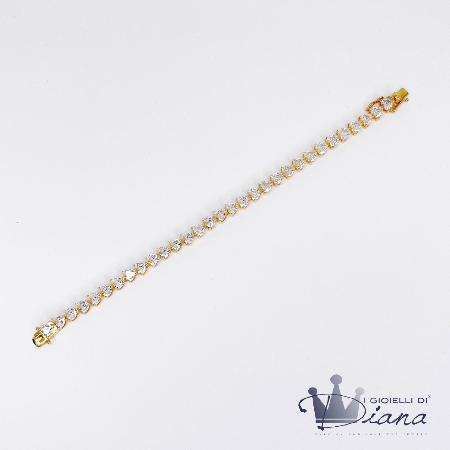 Bracciale Tennis Cuori