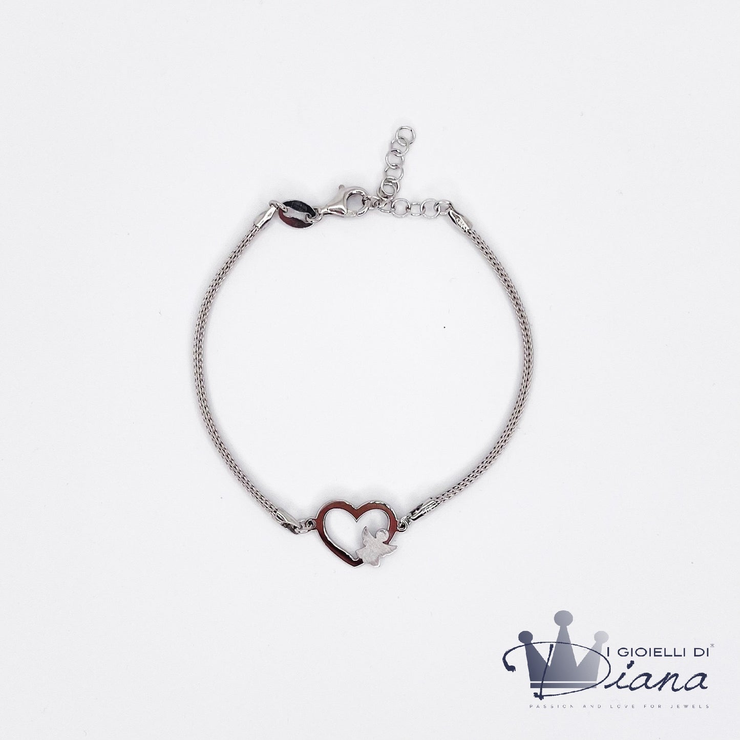 Bracciale Cuore con Angelo