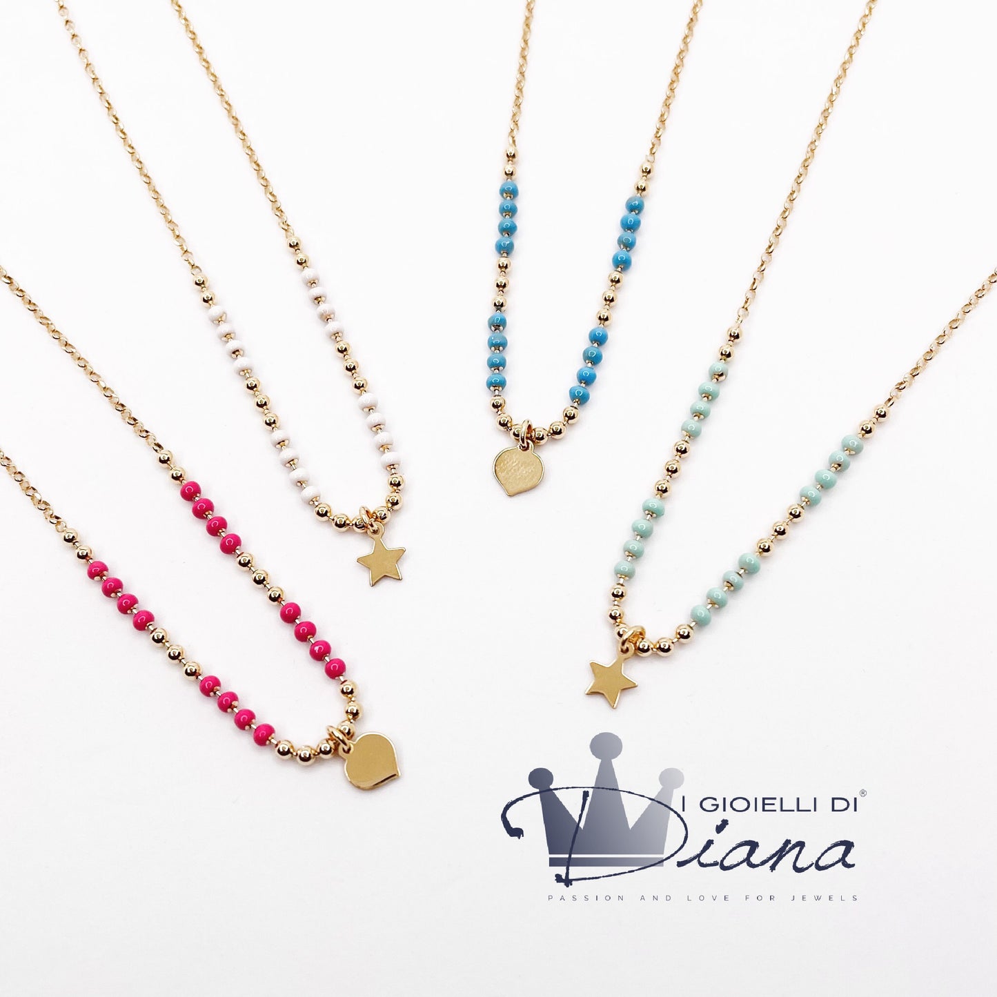 Collana Colorate con Pendente