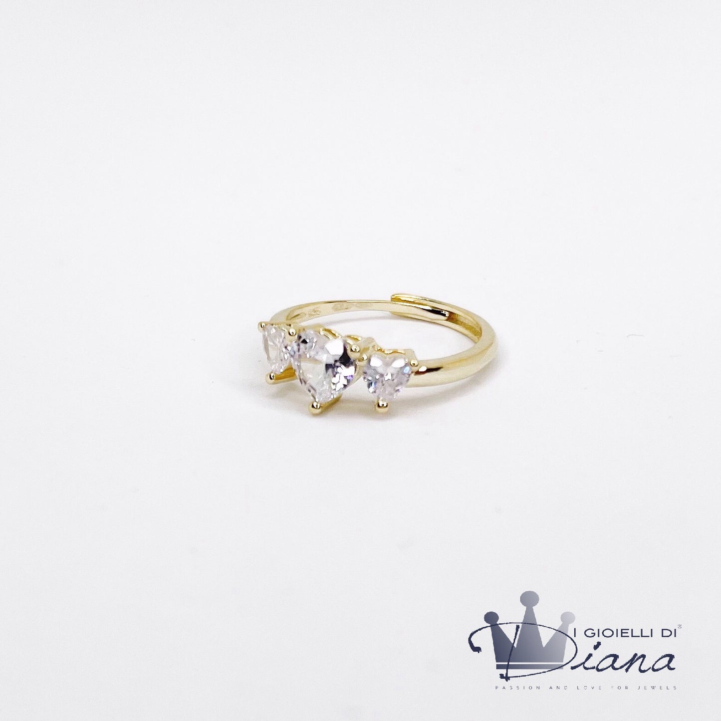 Anello Three Hearts