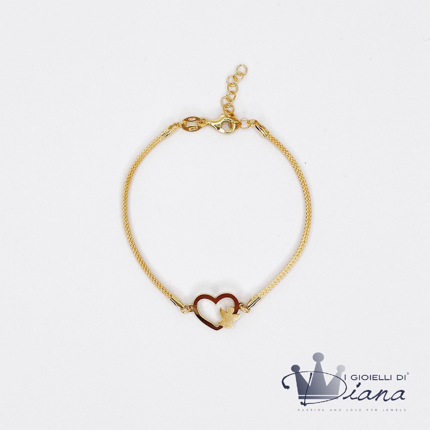 Bracciale Cuore con Angelo