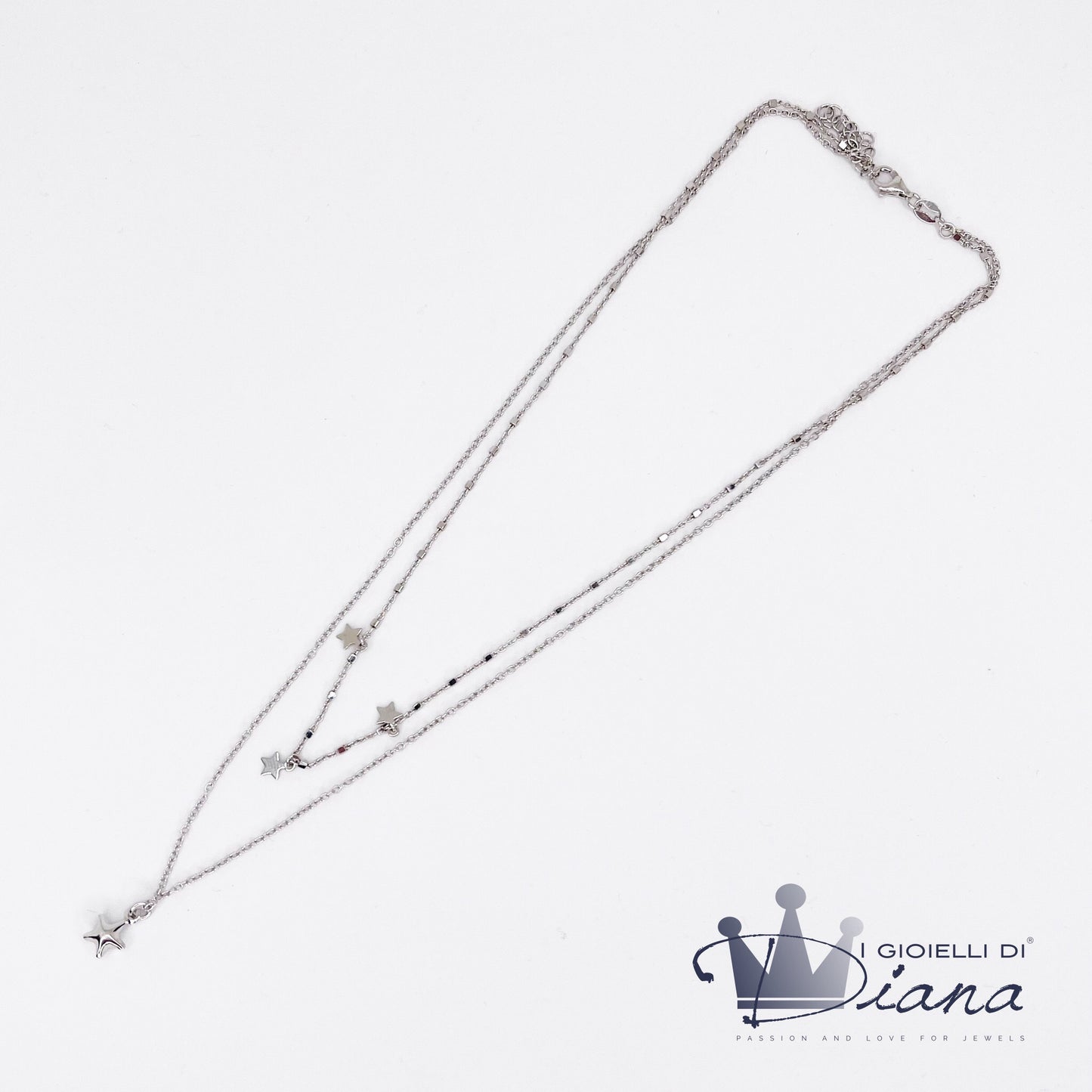 Collana due fili Stars