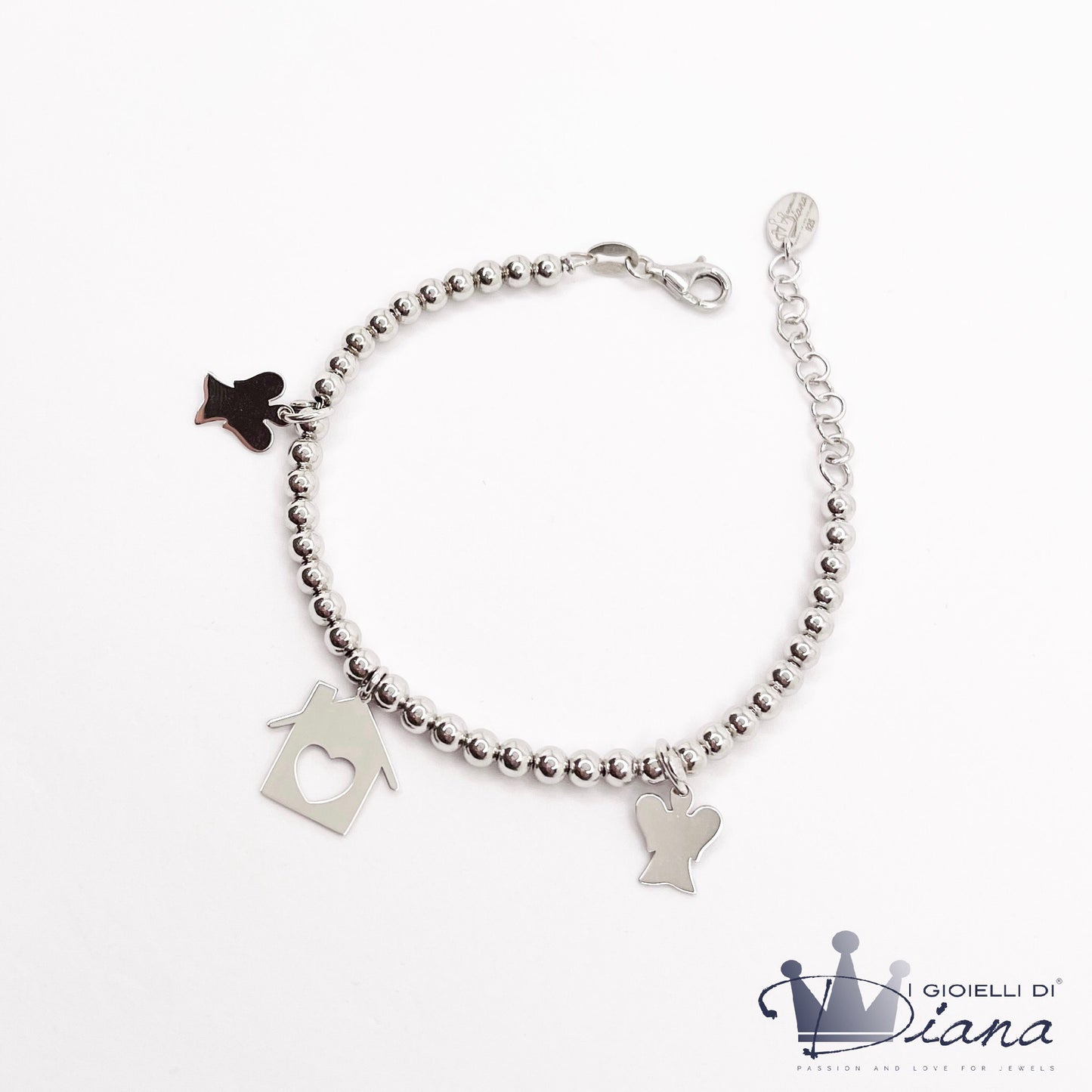 Bracciale Casetta con Angeli