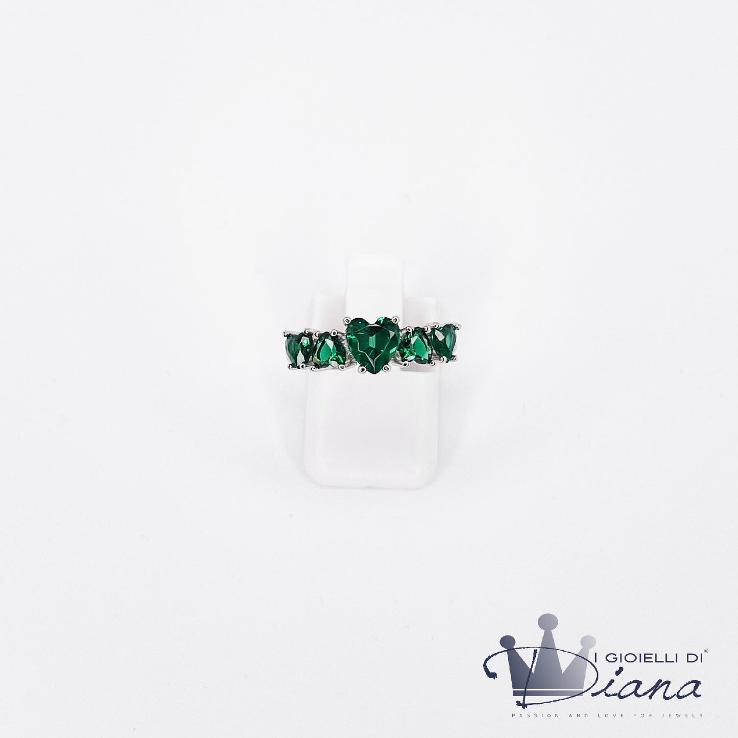 Anello con Cuori Colorati