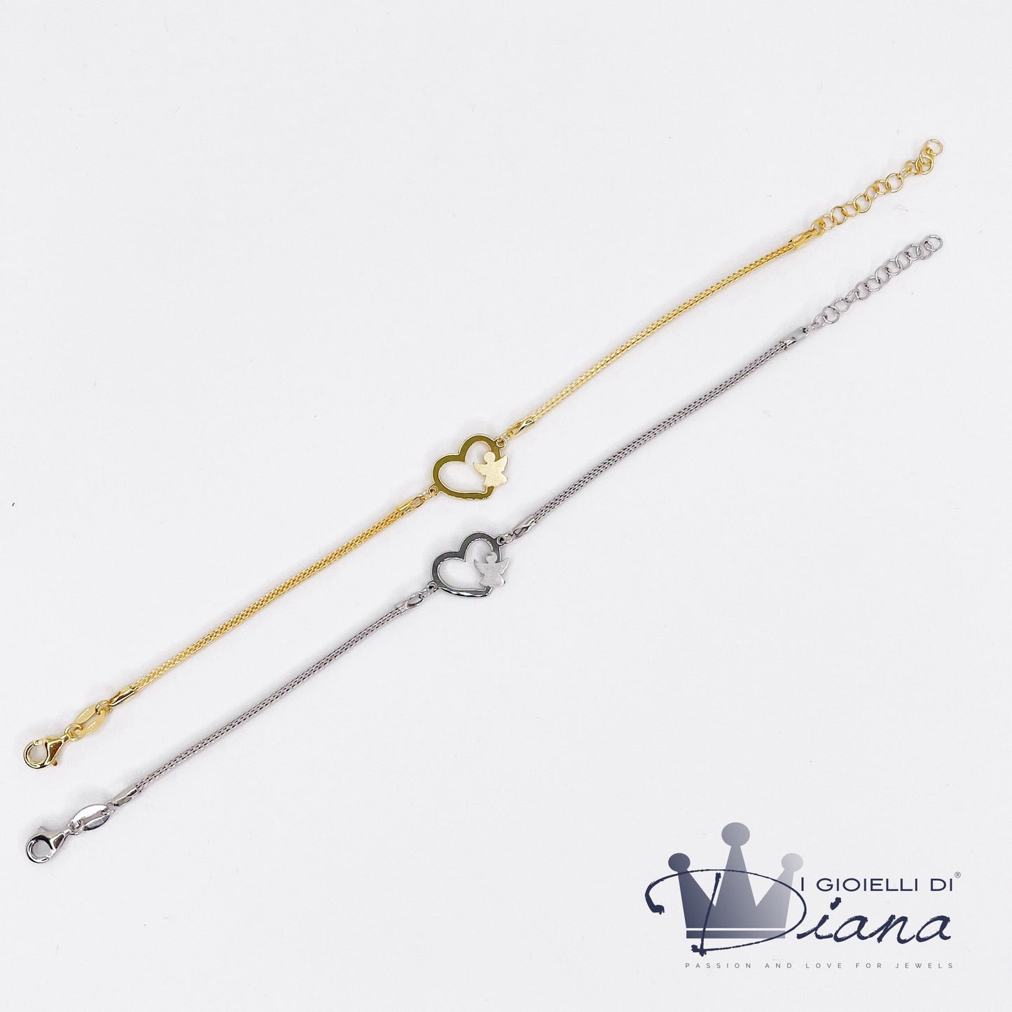 Bracciale Cuore con Angelo