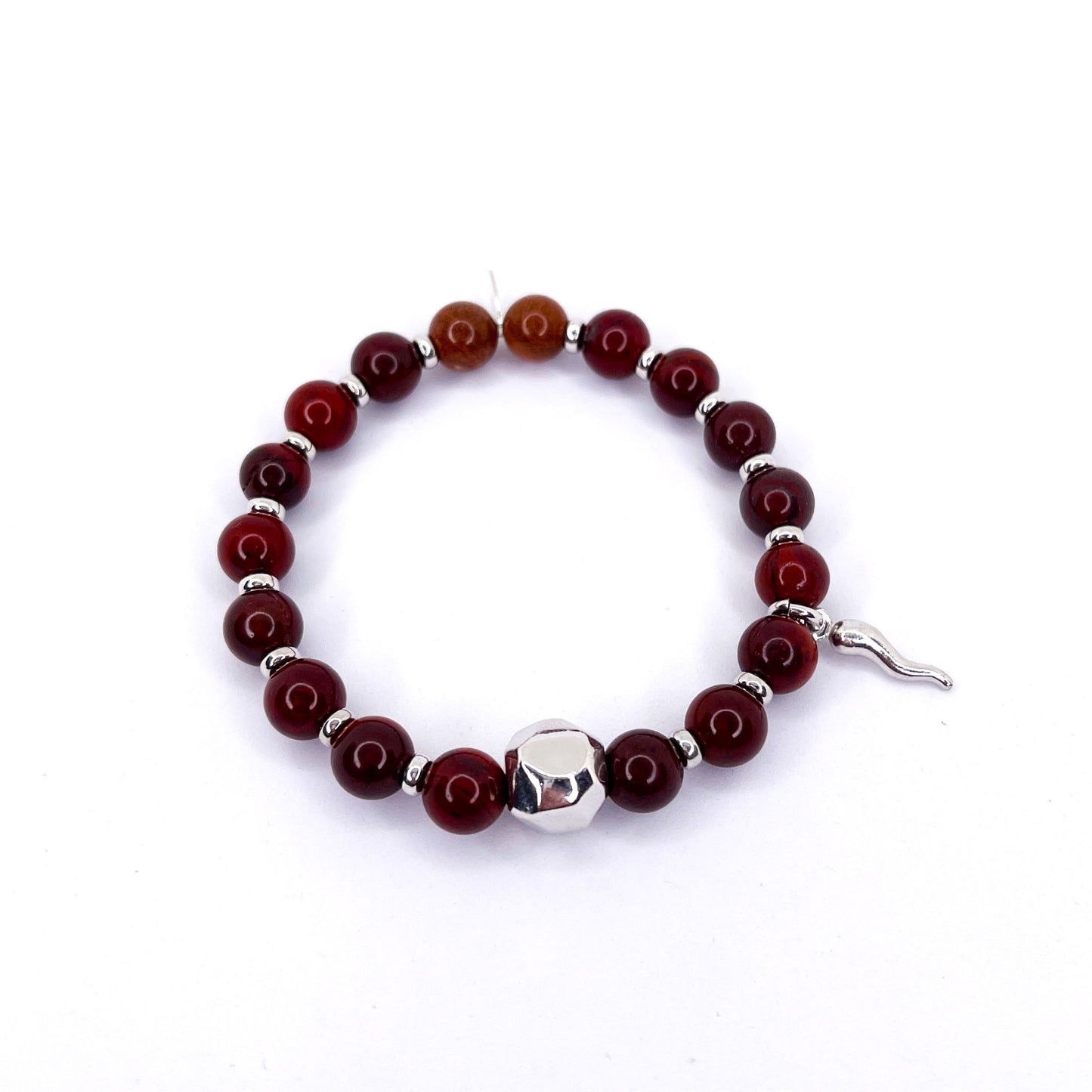 Bracciale Stones Rosso Diaspro