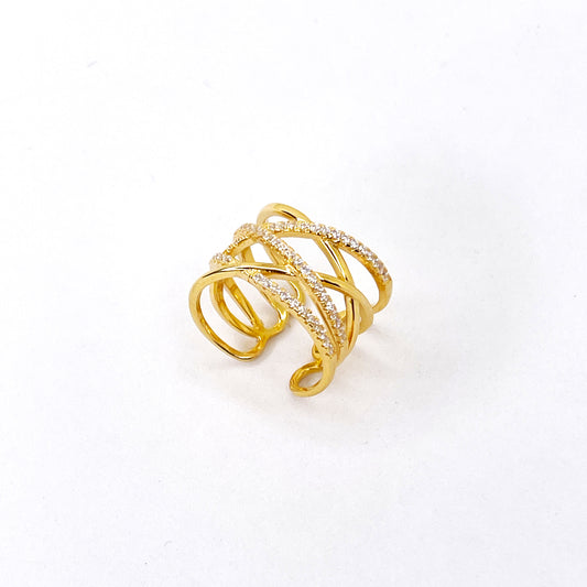 Anello Fascia Intrecciata