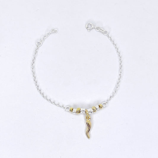 Bracciale Pepite e Cornicello