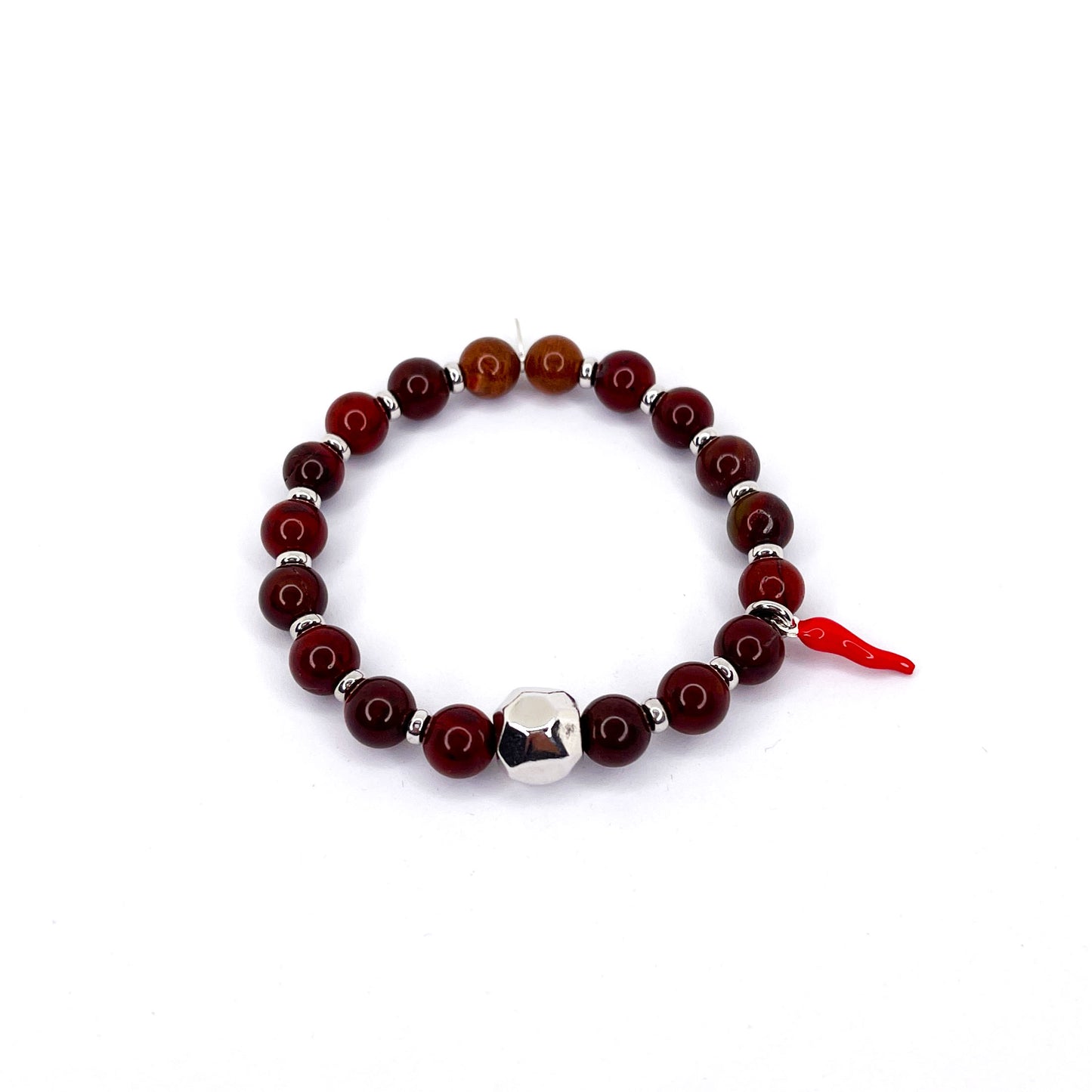 Bracciale Stones Rosso Diaspro