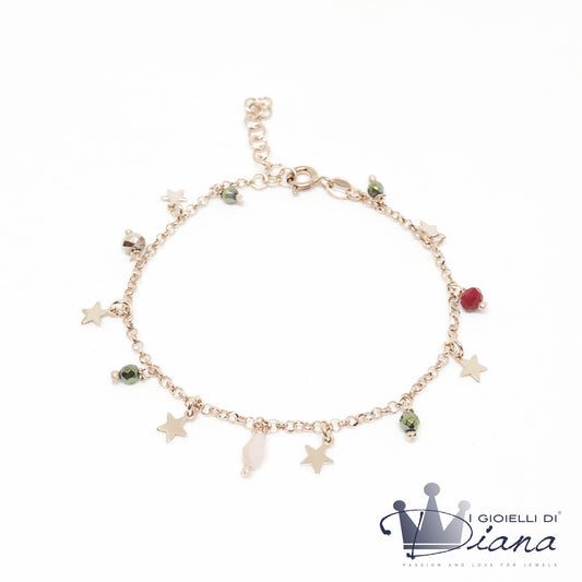 Bracciale con Stelle e Pietre