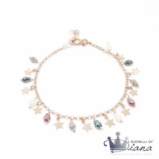 Bracciale con Stelle e Pietre
