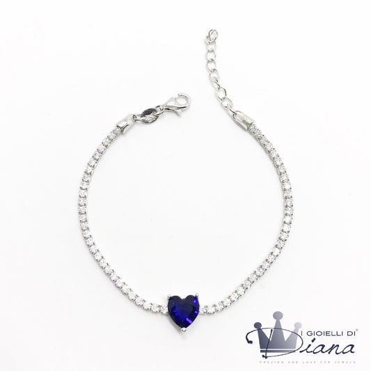 Bracciale Tennis con Cuore Svarosky