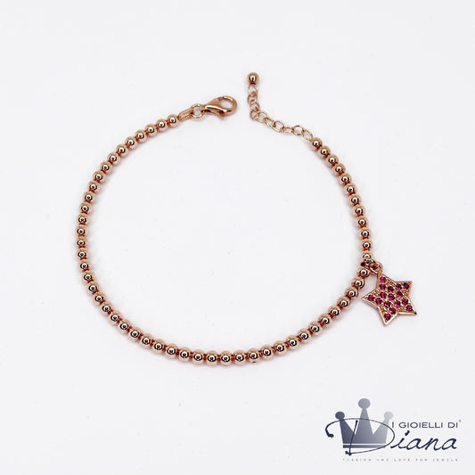 Bracciale con Stella Rosè