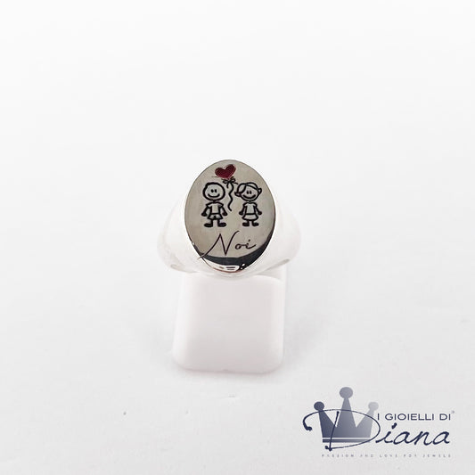 Anello Chevalier Ovale