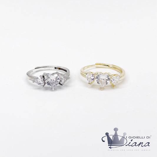 Anello Three Hearts