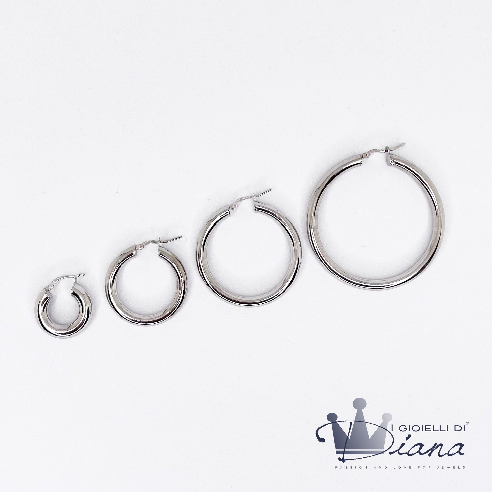 Orecchini A Perno Orecchini A Borchie Rotondi In Argento Sterling 925 Con Zirconi Cubici - Placcati Oro, Tutte Le Misure Orecchini Borchie Argento 925 Placcati Oro - Foto 10