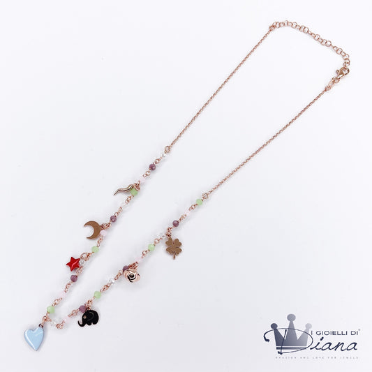 Collana Luk Rosè